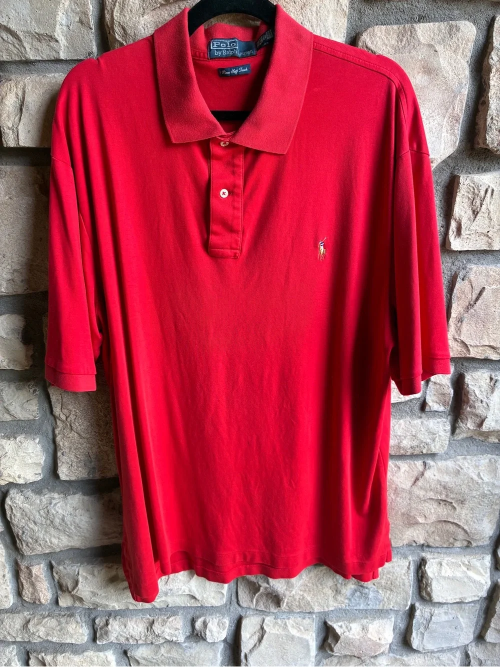 Polo by Ralph Lauren Bright Red Short-Sleeve Polo Shirt